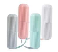 NIYANGLE Gimnasia Gym 4 Piezas Taza de Lavado de Viaje Estuche para lápices en el Aula Kit de Soporte para Cepillo de cepillos de Cepillo de de Viaje Caja de Pasta de portátil Gimnasio