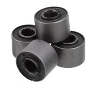 NIYANGLE Goma Amortiguadora Para Motocicleta Accesorios De Soporte De Choque Anillo Amortiguador Casquillo Del Amortiguador De La Motocicleta Black Acero Inoxidable