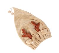 NIYANGLE Gorro De Baño Con Secador De Cabello De Seda Antler Gorro De Secado Rápido Para Cabello Antler Gorro Absorbente Para Cabello Gorro De Ducha De Secado Rápido Toalla De Secado