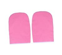 NIYANGLE Guantes De Algodón Aislantes Para Baño De Parafina Manoplas Térmicas Acolchadas Rosas Para Terapia De Manos Reutilizables y Confortables