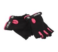 NIYANGLE Guantes de Medio Dedo para Tamaño M, Antideslizantes Absorción de Impactos, Guantes Deportivos para Ciclismo, Patinaje y Actividades al Aire Libre en Color Rosa