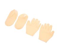 NIYANGLE Guantes y Calcetines Hidratantes Para Spa Calcetines Para Talones Agrietados Exfoliante Para Pies y Guantes