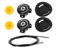 NIYANGLE Hebillas Giratorias para Cordones de Zapatos sin Atar, Cierre Rápido con Cordón de Alambre Metálico, Tamaño Pequeño en Negro Delfín, Accesorio Práctico para Color Color Aleatorio