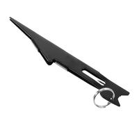 NIYANGLE Herramienta de Anudado para Anzuelos y Sedal de Acero Inoxidable Negra, Equipo Compacto para Pesca Mosca y Pesca Recreativa