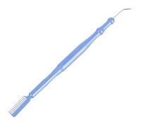 NIYANGLE Herramienta y Fácil de Almacenar para Levantar Pestañas con Peine Separador Azul, Acero Inoxidable, Diseño Ergonómico para Uso Profesional