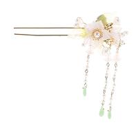 NIYANGLE Horquilla De Pelo Borlas y Flores Para Hanfu Accesorio Chino Tocado Clásico