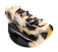 NIYANGLE Horquilla Retro Geometria De Acetato Pinza Pelo Forma De Garra Pinza Pelo Para Ducha Cabello