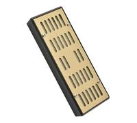 NIYANGLE Humidificador para Cajas de Cigarros de Acero Inoxidable Dorado, Protector de Humedad Portátil para Conservación Óptima en Humidores de Escritorio y Viaje