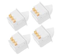 NIYANGLE Interruptor de Luz Accesorio para Electrodomésticos de Hogar 4 Piezas de 3 Pines, Activación, Funcionamiento Silencioso para Puerta de Frigorífico y Congelador