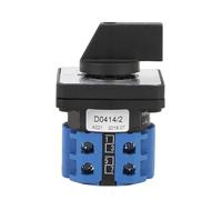 NIYANGLE Interruptor Selector Giratorio 220v 20a de 3 Posiciones Estructura Compacta y Buena Aislación para Control de Circuitos Multi-signal