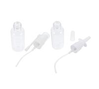 NIYANGLE Irrigador Nasal y Lavador Nasal para Bebés Kit 2 Piezas de Plástico Pet Transparente Tamaño 30 Ml Limpieza Segura para Niños y Cuidado Respiratorio Infantil