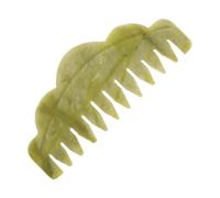 NIYANGLE Jade Scalp Comb Grande Para Masaje De Cabelludo Peine De Jade Natural Herramienta De Relajación Combate El Estrés y Reduce La Tensión La Cabeza