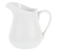 NIYANGLE Jarra de Cerámica para Crema de Leche y Café 450 Ml con Asa Grande, Taza Espumadora de Leche Portátil para Hogar, Cafetería y Restaurante, Dispensador de Salsa y Crema de Cocina