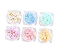 NIYANGLE Joyas De Resina De Girasol Dije Para Decoración De Uñas Dije De Flor Para Uñas Cajas De Adornos De Flores Suministros Para Manicura y Manualidades