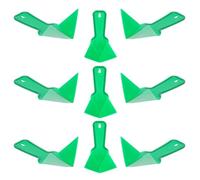 NIYANGLE Juego de 10 Llanas para Esquinas Interiores y Exteriores de Paneles de Yeso Herramienta de Plástico Verde para Forma a Bordes Pequeños de Concreto Llana Ergonómica para