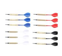 NIYANGLE Juego de 12 Dardos Electrónicos de Reemplazo Punta Segura, Accesorios para Dianas Electrónicas, Tipo de Pin Plástico, para Deportes y Ocio en Interiores Color Color Aleatorio