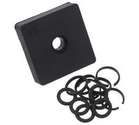 NIYANGLE Juego de 13 Piezas de Clips y Anillos de Retención de Impacto 3/8 con Juntas Tóricas y Herramienta de Instalación para Llaves Eléctricas y Neumáticas Abrazaderas Resistentes para