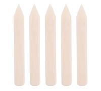 NIYANGLE Juego de 5 Raspadores de Hueso Natural 15X2 CM para Quitar Manchas Telas y Alfombras Herramienta Portátil para Limpieza Doméstica y Pretratamiento de Prendas