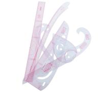 NIYANGLE Juego de 6 Reglas Multifuncionales para Costura y Patchwork Herramienta de Corte para Confección de Prendas Superficie Lisa y Flexible Adecuado para Diseño y Patronaje DIY