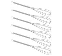NIYANGLE Juego de 7 Agitadores para Teñir el Cabello de Acero Inoxidable Mezclador de Tinte Profesional Reutilizable y Fácil de Limpiar para Salones y Uso Doméstico