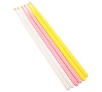 NIYANGLE Juego de Baquetas de Batería 5A de Madera de Arce 3 Pares para Adolescentes y Principiantes Accesorios de Percusión de Colores para Práctica y Conciertos