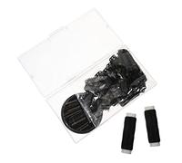 NIYANGLE Juego De Clips Para Hacer Pelucas y Agujas Para Tramas De Cabello, 1 Set Negro, Clip a Presión Forma De U, Protección Cuero Cabelludo, Uso Profesional Para Extensiones y Tejidos De Cabello
