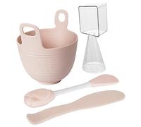 NIYANGLE Juego de Cuencos para Faciales Diy 5 Piezas Material de Silicona Profesional Herramienta de Accesorios de Bricolaje Aplicación