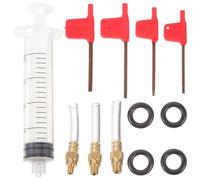 NIYANGLE Juego de Purga para Bicicleta Portátil, Kit de Reparación de Frenos Hidráulicos, Herramienta para Mantenimiento de Frenos de Disco, Inyección de Aceite Uniforme, Uso en Ciclismo