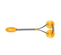 NIYANGLE Juguete Comida de Ventosa Fugas Doble Molar, para Perros | Tpr Naranja, Estable E Interactivo, para Cachorro y Perro Pequeño, Desarrolla Inteligencia y Apetito