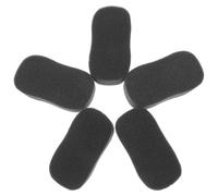 NIYANGLE Kit de 5 esponjas de limpieza para caballos y ganado negras para baño y cuidado corporal portátil