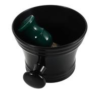 NIYANGLE Kit de para Hombre con Bol Grande para Espuma y Cepillo de Barba Suave Mango Antideslizante Completo para Cuidado Facial Casa y Viaje