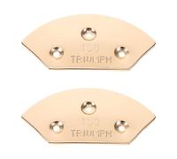 NIYANGLE Kit de reparación de 2 placas de talón y suelas para zapatos - Almohadillas de metal para reparación de talones - Placas de repuesto y protectores de suela para zapatos y botas -