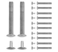 NIYANGLE Kit de Reparación para Abanicos Plegables de Mano Remaches y Tuercas de Acero Inoxidable 25 MM 12 Piezas para Ejes de Ventilador Accesorios para Abanicos Artesanales y Danza