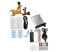 NIYANGLE Kit De Tatuaje Profesional Giratorio Motor De Tatuaje Completo Portátil Mini Tamaño Robusto y Estable Uso Para Aprendiz y Tatuador Kit Ligero Detallados