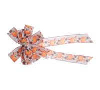 NIYANGLE Lazo Decorativo de Tela para Celebracion Otono, Adecuado para Decoracion de Puertas y Ventanas en Thanksgiving, Accesorio DIY Festival Estilo Clásico y Delicado