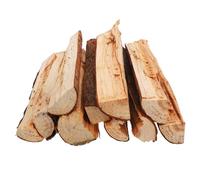 NIYANGLE Leños para Chimenea Decorativos de Madera Marrón, 10 Piezas Estilo Rústico, Ideales para Decoración Interior y Fiestas al Aire Libre
