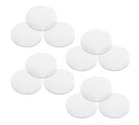 NIYANGLE Lente Óptica Convexa Transparente de 25 Mm Paquete de 12 Unidades Lente de Aumento para Enseñanza de Física y Experimentos Científicos para Uso Educativo