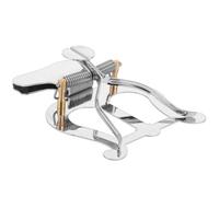 NIYANGLE Lira para Trombón de Metal Clip Antideslizante, Soporte Compacto para Partituras, Accesorio Resistente para Instrumentos de Viento, Color Plateado, Adecuado para Marcha y Práctica