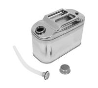 NIYANGLE litros Bidón Asa Acero Inoxidable de de 10 Boquilla | Color Plata, Compacto y Hermético, Resistente a Altas Temperaturas, para Respaldo de Emergencia y Aventuras