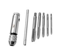 NIYANGLE Llave de Carraca Ajustable con Mango T para Machos de Roscar M3-M8 Herramienta Manual Compacta y Ligera para Montaje y Reparación