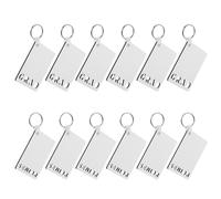 NIYANGLE Llaveros de Sublimación en Blanco Mdf 12 Piezas para Transferencia Térmica, Doble Cara, Diseño Graduación Senior y Grad, para Manualidades DIY y Recuerdos Personalizados