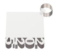 NIYANGLE Llaveros de Sublimación para Graduación 2025, 6 Piezas Mdf 75x75x3 Mm, Color Blanco, Diseño Vertical, Accesorios para Decoración y Recuerdo de Fiesta