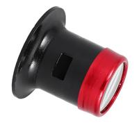 NIYANGLE Lupa de Joyero y Relojería 10X Lente de Cristal y Armazón de Aluminio Lupa de Cabeza para Trabajos de Precisión y Reparación de Relojes Portátil para Inspección Detallada