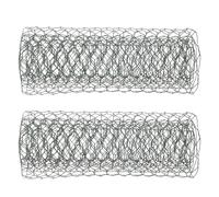 NIYANGLE Malla de Alambre de Hierro para Gallinero 0.6 Mm Grosor X 19 Mm Huecos, Rollo Verde 0.3 M X 2.4 M para Arreglos de Flores y Manualidades DIY en Jardín y Granja