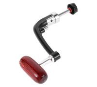 NIYANGLE Manija de Repuesto Metálica para Carrete de Pesca Grande Brazo Giratorio Plegable Mango Ergonómico de Madera Accesorios para Carretes de Pesca 5000-6000 Piezas de Robustas Aire