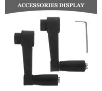 NIYANGLE Manivelas para Generador Manual de 8 MM Orificio Redondo 2 Piezas Accesorio Resistente de Manivela Manual para Generador Eléctrico Equipo Portátil para Camping y Uso Exterior