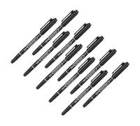 NIYANGLE Marcadores De Tatuaje De Aceite Resistentes Al Agua 10 Piezas Punta Fina 0,6 Mm y Punta Gruesa 1,2 Mm Profesional Para Maquillage y Cirugía Estética