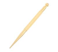 NIYANGLE Masajeador Facial de Latón Herramienta de Acupresión Unisex para Puntos de Acupuntura para Tirar Músculos Oídos y Cuerpo Bolígrafo de Masaje Manual para Terapia de Estimulación