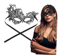NIYANGLE Máscara de Encaje para Ojos Mujer Media Cara Ligera y Reutilizable para Disfraces y Fiestas de