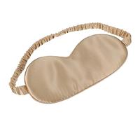 NIYANGLE Máscara de Seda para Dormir 19 Mum de Seda Natural Color Champán Lavable Transpirable para y Hogar Bloqueo Completo de Luz Accesorio de para Mujeres